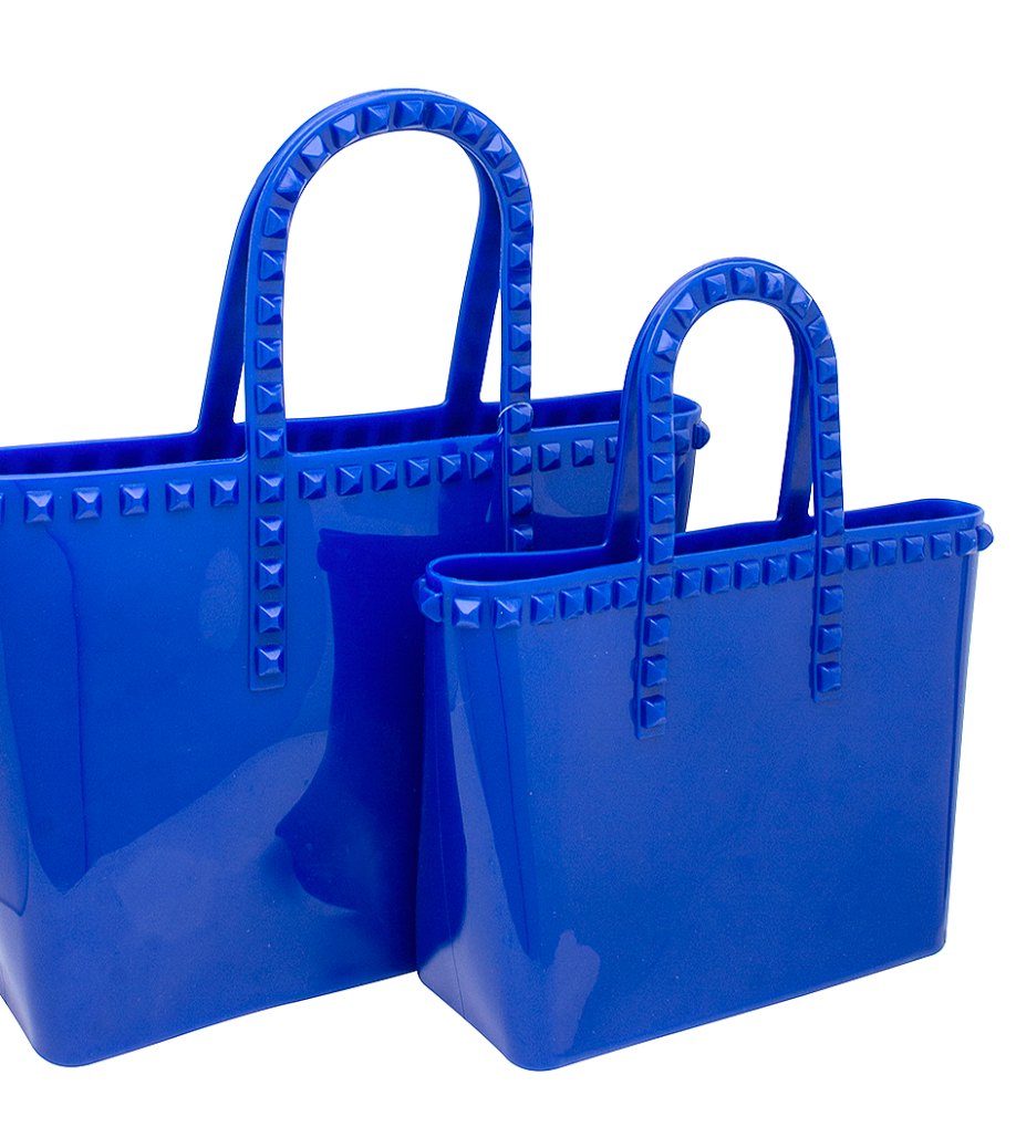 Smooth Jelly Studded Tote