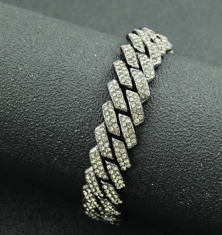 Rhinestone Cuban Link