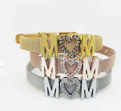 Mom Stainless Steel Bracelet