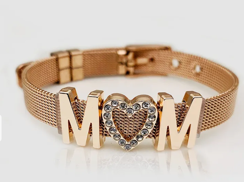 Mom Stainless Steel Bracelet