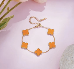 Four Clover Flower Bracelet