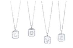 Silver Initial Necklace