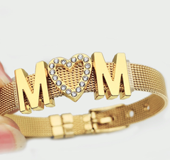 Mom Stainless Steel Bracelet