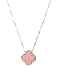 flower necklace barbie pink pale pink and silver flower necklace