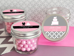 Tea Party Small 4 oz Mason Jars - set of 24
