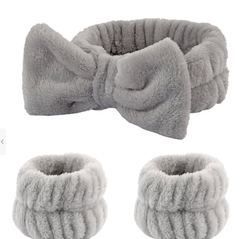Spa Headband and Wristband Set