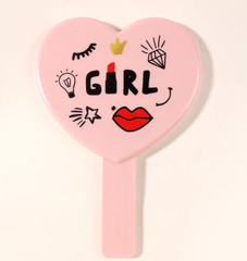 Heart Shaped Handheld Mirror