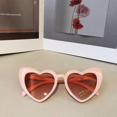 Barbie Pink Kids Heart Sunglasses