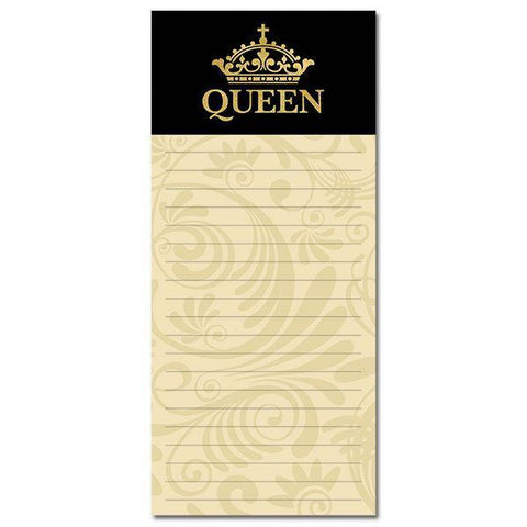 Queen Gold Crown African American Magnetic Notepads