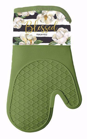 Blessed Magnolia Mitt/Pot Holder Set