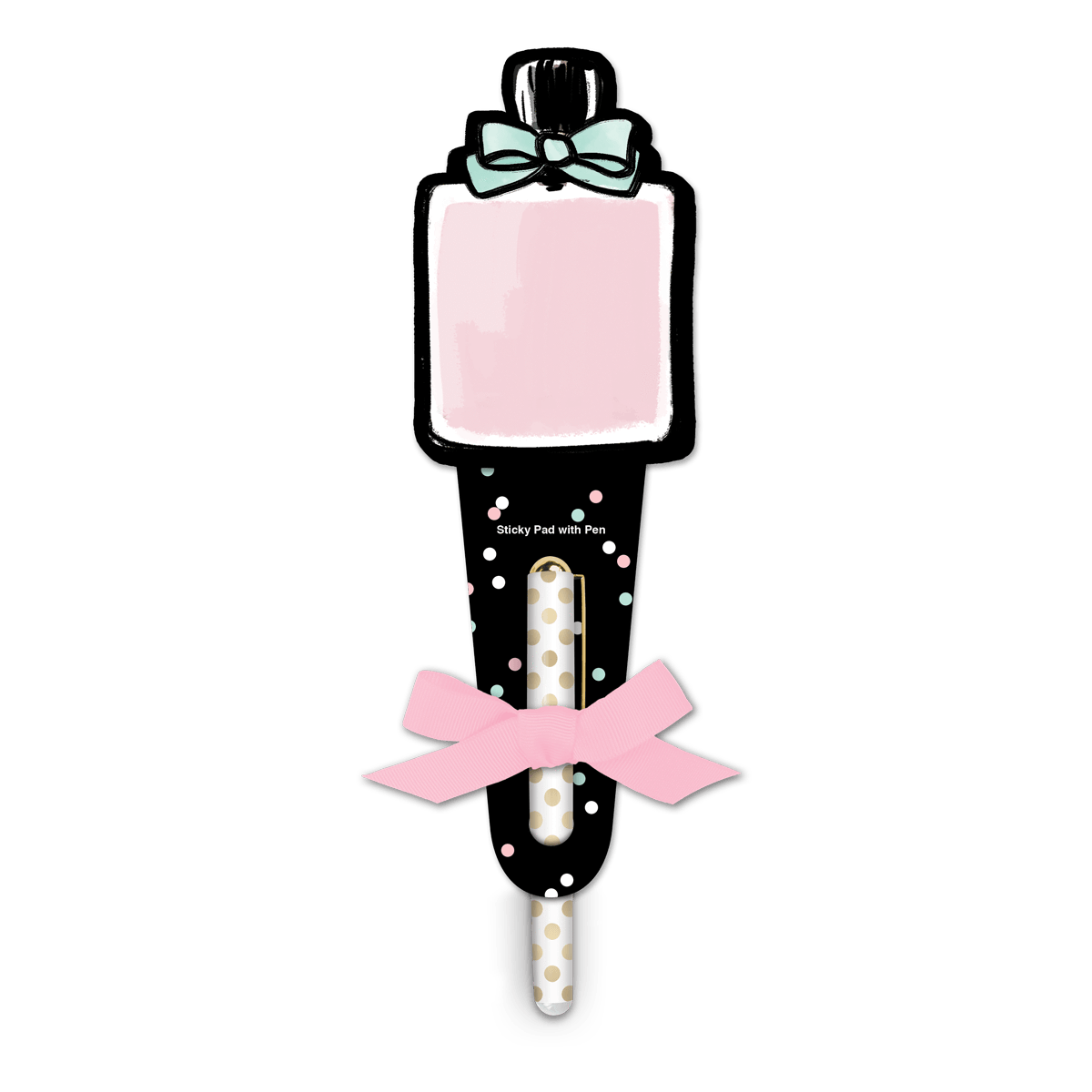 Perfume Bottle Sticky Pad With Pen