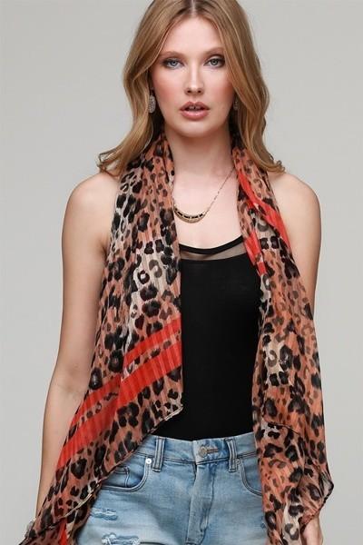 leopard scarf
