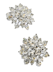 Flower Crystal Stud Earrings
