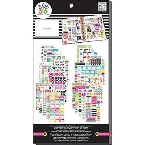 The Happy Planner Sticker Value Pack Planner, Mom Life, 1439 Stickers
