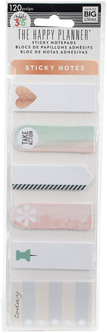 Happy Planner Sticky Notes, Gold