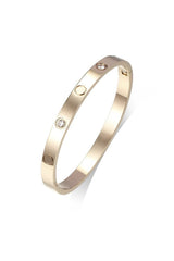 Rhinestone Stainless Steel Bracelets F