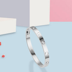 Rhinestone Stainless Steel Bracelets F