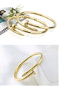 Luxury Nail Bracelet. Cartier inspired jewelry. Couple bracelets. Love bracelet.