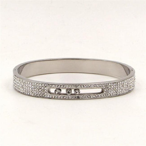 Rhinestone Stainless Steel Bracelets