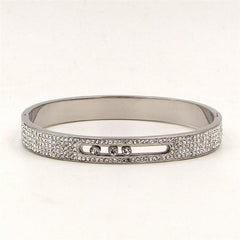 Rhinestone Stainless Steel Bracelets