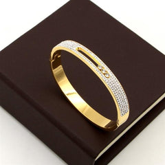 Rhinestone Stainless Steel Bracelets