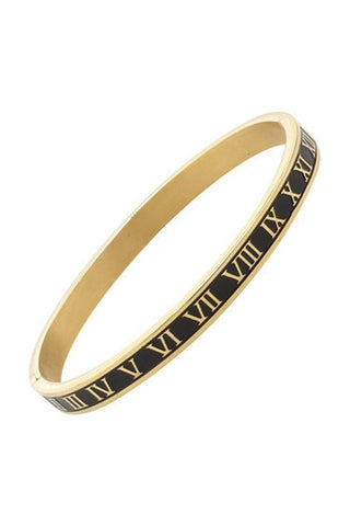 Stainless Steel Roman Numerals Bracelet