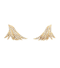 Stone Wing Earrings