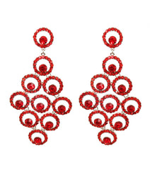 Round Drop Earrings