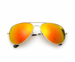 Unisex Classic Aviator Glasses Mirror Sunglasses