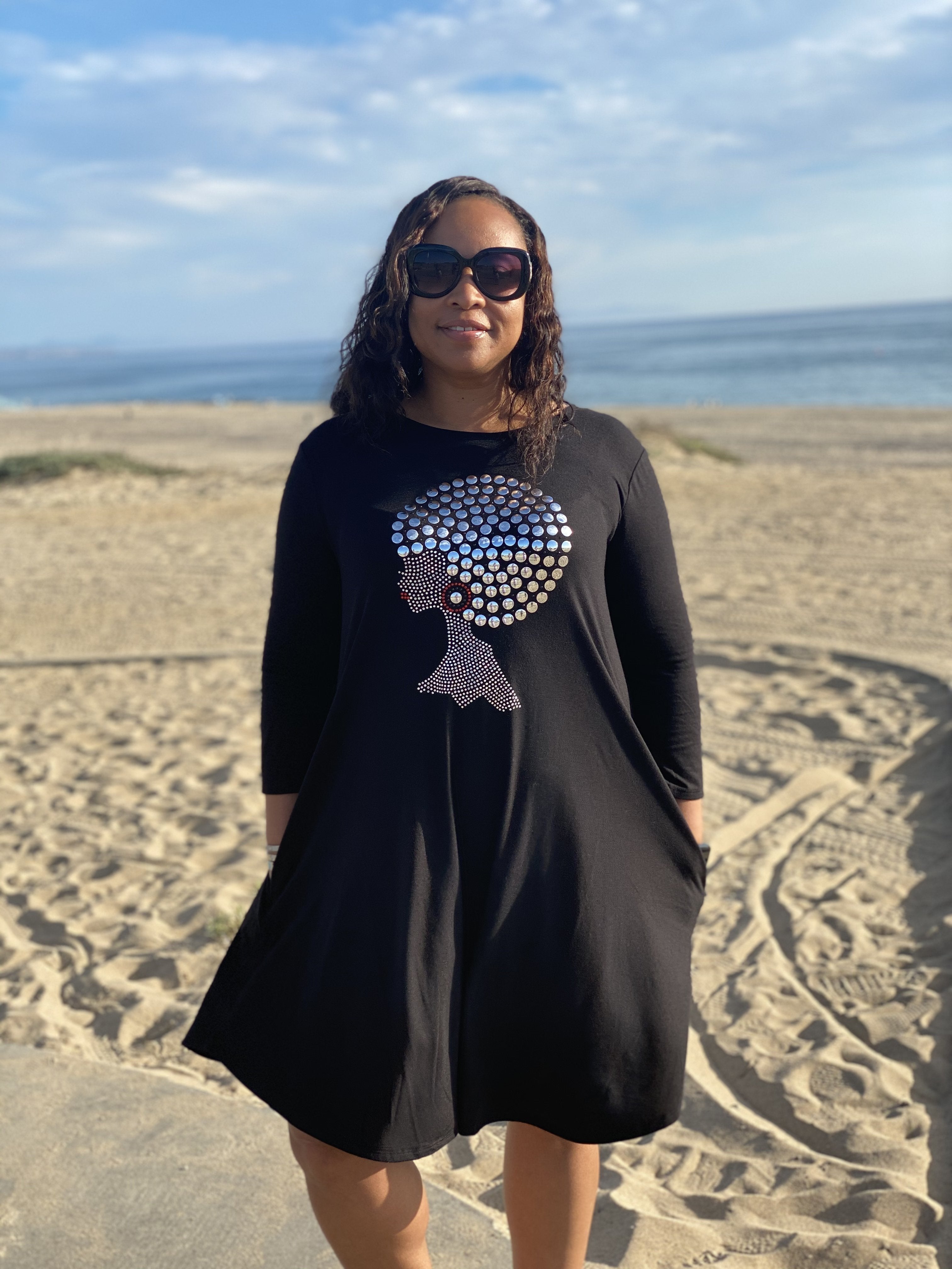 Afro Lady Dress Black Lives Matter Clothing