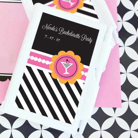 Bachelorette Party Personalized Notebook Favors