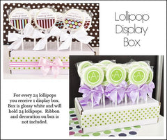 Personalized Sweet 16 or 15 Lollipop Favors