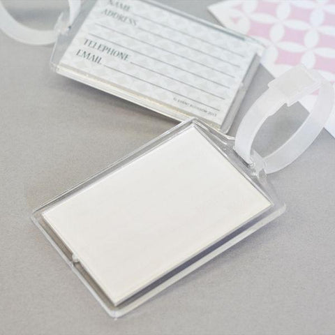 DIY Blank Acrylic Luggage Tags