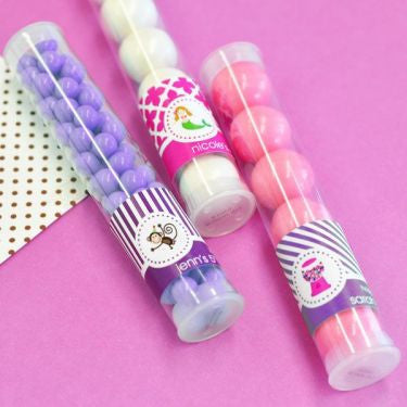Personalized Mob Kid's Birthday Candy Tubes - for 24 (2 dozen)