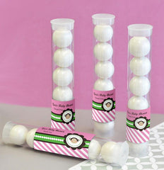 Pink Monkey Party Personalized Candy Tubes