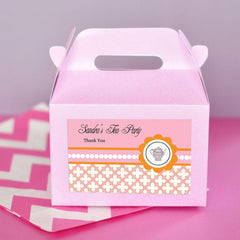 Tea Party Mini Gable Boxes (set of 12)