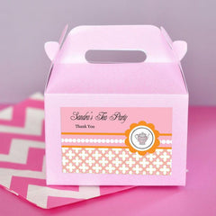 Tea Party Mini Gable Boxes (set of 12)