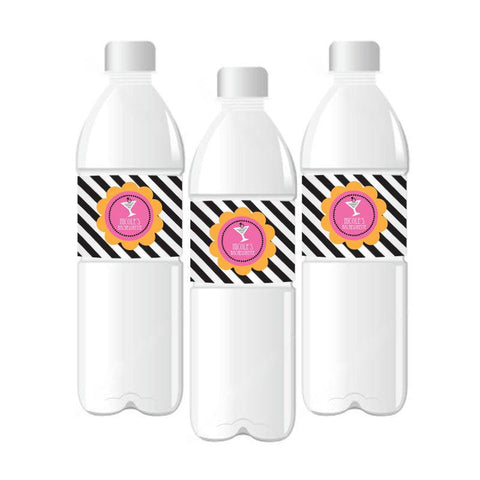 Bachelorette Party Personalized Water Bottle Labels