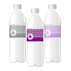 MOD Party Theme Water Bottle Label - Set of 24