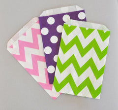 Chevron & Dots Goodie Bags (set of 12)