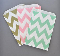 Chevron & Dots Goodie Bags (set of 12)