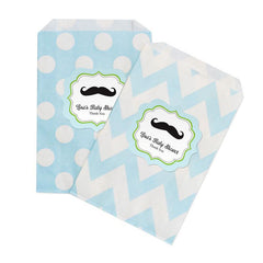 Little Man Chevron & Dots Goodie Bags (set of 12)