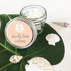 Personalized Floral Garden Small 4oz Mason Jars
