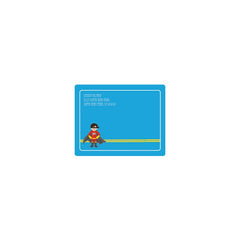 Super Hero Boy Birthday Address Labels