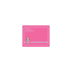 Super Hero Girl Birthday Return Address Labels