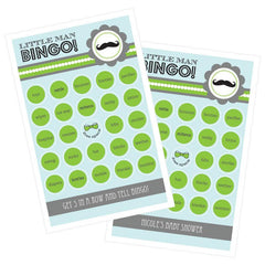 Little Man Party Bingo (set of 16)