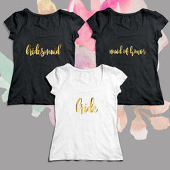 Bridal Party Scoop Neck Tee