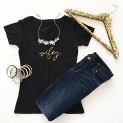 Bridal Party Scoop Neck Tee