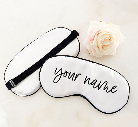 Personalized Satin Sleep Mask