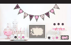 Parisian Party birthday party decorations